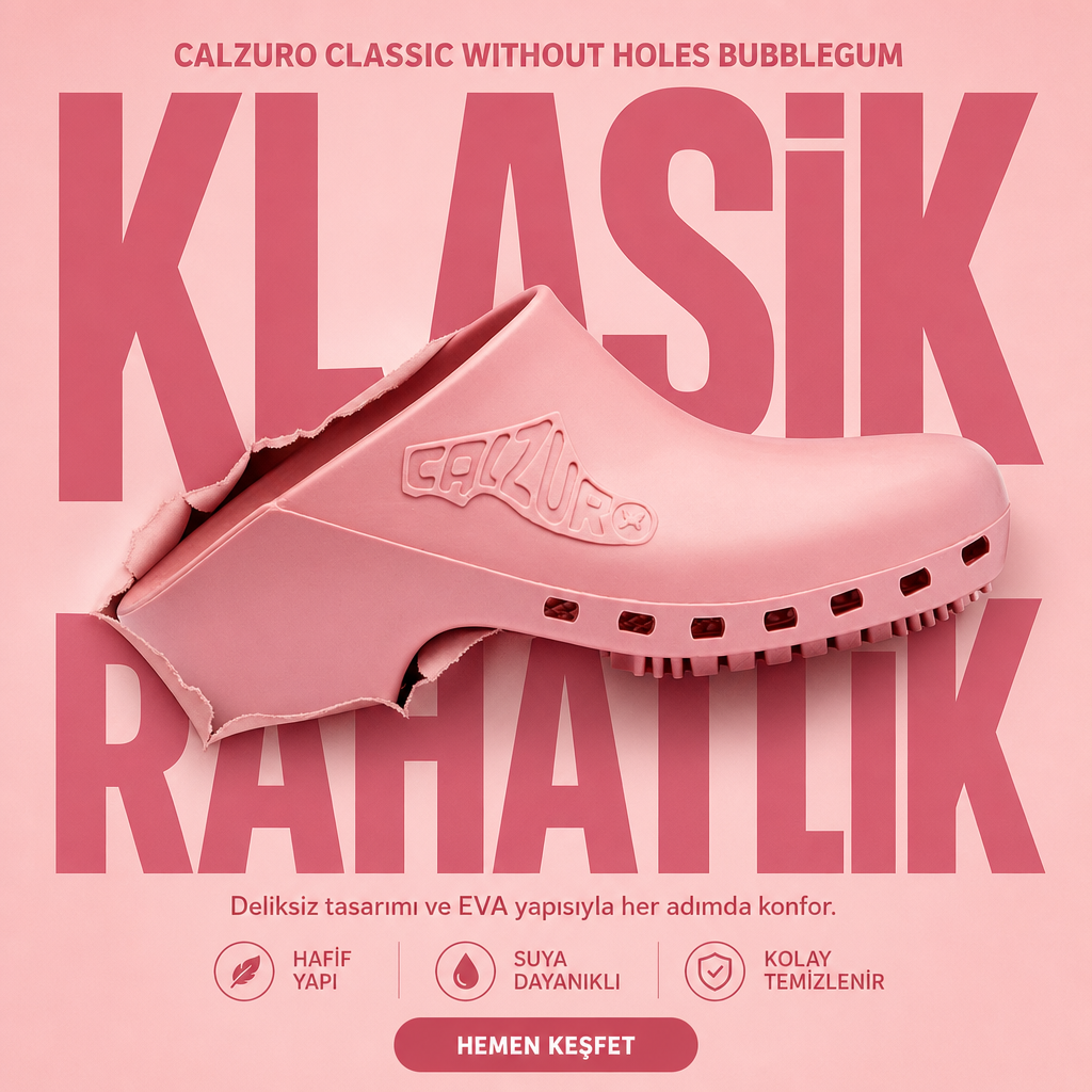 Digirota ile oluşturulmuş pembe ayakkabı reklam kreatifi